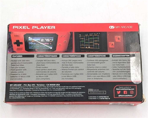 My Arcade Pixel Player - Console With 300 Games - Handheld Console (A Grade) (Genbrug)